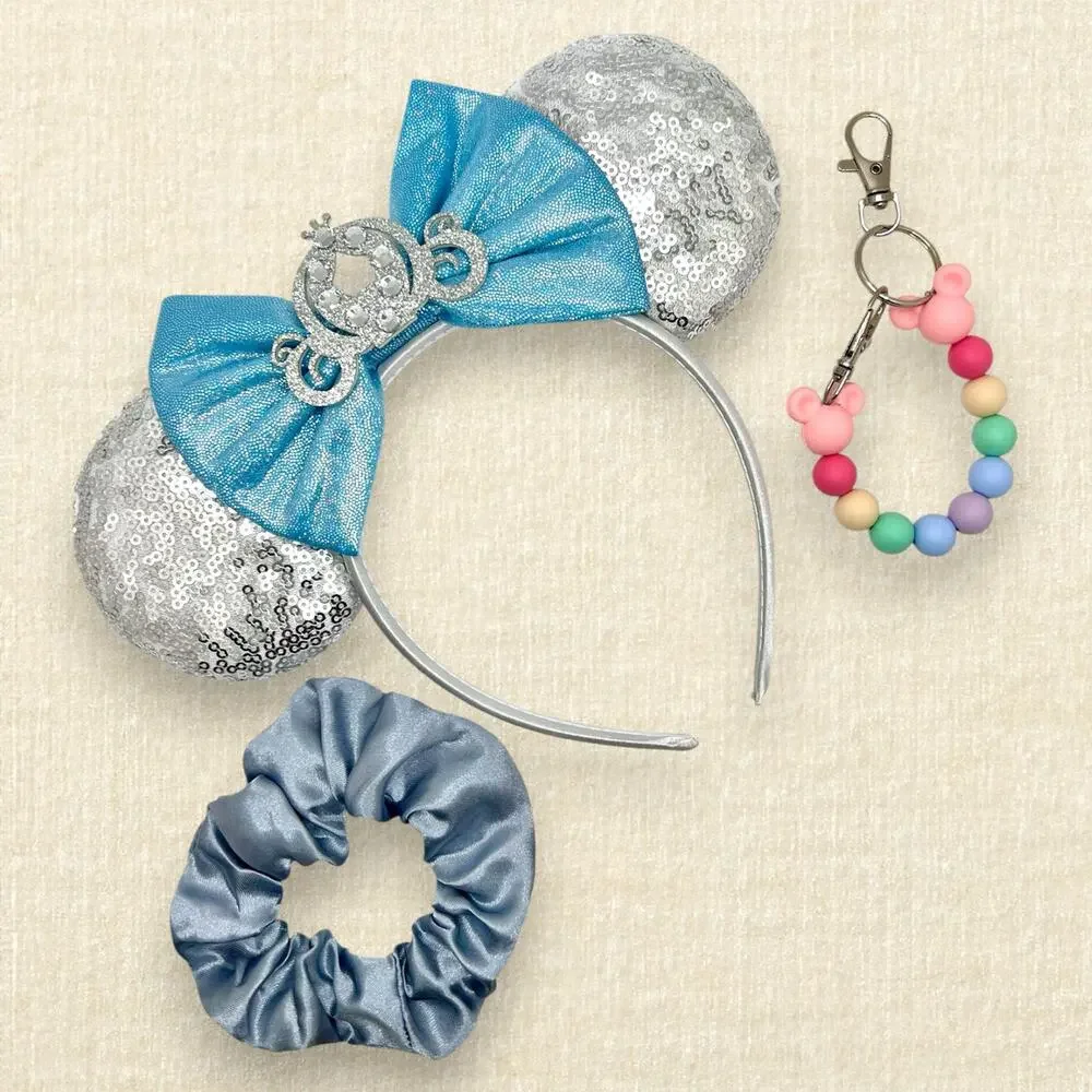 Silver Cinderella's Carriage Minnie Ears | Disney-Inspired Princess Mouse Ears
